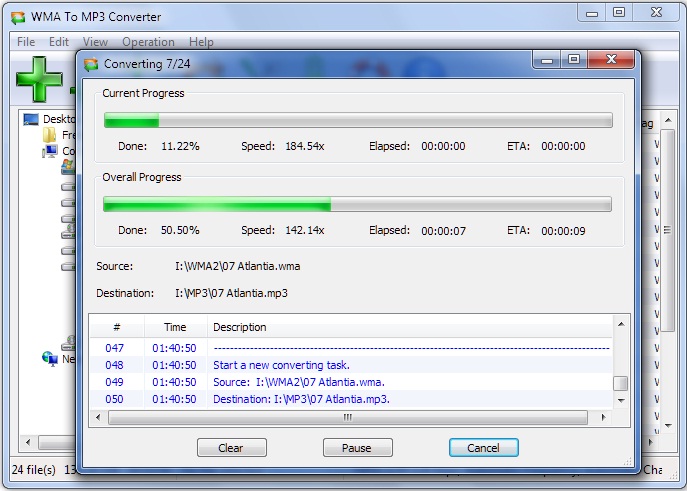 Screenshot for WMA To MP3 Converter 6.0.2