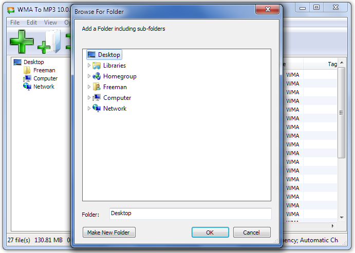 Add WMA Files